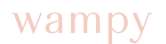 Wampy logo auf weißem Hintergrund