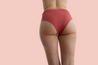 Wampy Panty rosa rot von hinten brazilian Schnitt